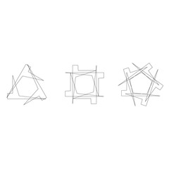 Holiday patterns of stars of snowflakes and flowers for gifts