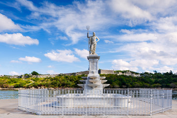 Neptune Statute in Havana Cuba