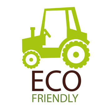 eco friendly environmental label vector illustration design