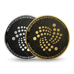 Iota Digital currency vector