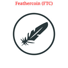 Vector Feathercoin (FTC) logo