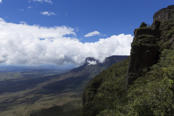 Fototapeta na wymiar Mount Roraima and Kukenan Tepui, Canaima National Park.