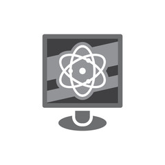 Atom Computer Logo Icon Design