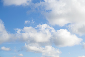 Sky with black clouds in the morning     