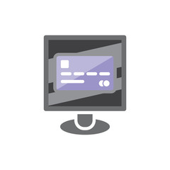 Card Computer Logo Icon Design