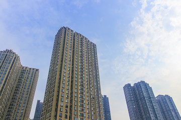 Fototapeta na wymiar High-rise buildings in the city of Chongqing in China