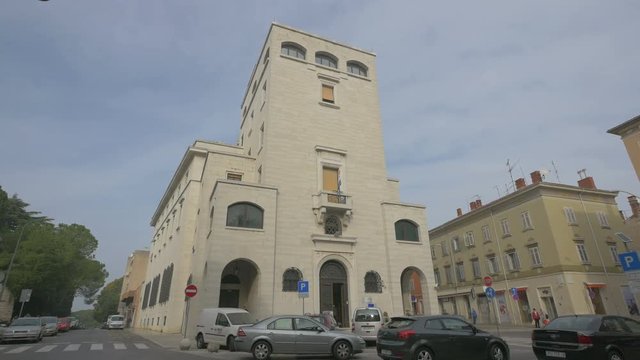 Stone fascist period building in Pula