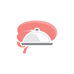 Obraz premium Food Brain Logo Icon Design