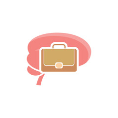 Job Brain Logo Icon Design