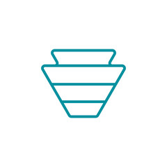 keyston logo design, abstract graphic icon, logo design template, symbol for company