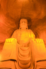 Leshan Giant Buddha in the cave in Leshan, Sichuan Province, China