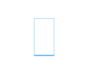 Modern smartphone concept icon