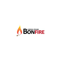 bonfire logo design