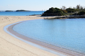 Obraz premium Beach near Porto Cesareo in Salento, Italy