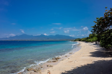 Fototapeta premium Menjangan peninsula, a national park in west side of Bali, Indonesia
