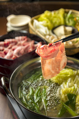 豚肉のしゃぶしゃぶ