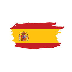 spain flag, vector illustration