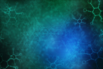 2D illustration medical structure background