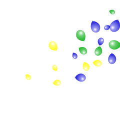 Background with Colorful balloons. Simple Feminine Pattern for Card, Invitation, Print. Trendy Decoration with Beautiful balloons. 
