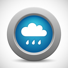 Cloud button. Vector illustration