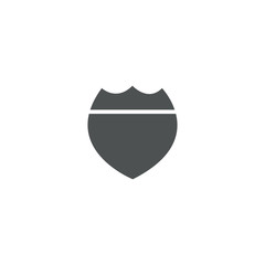 shield icon. sign design