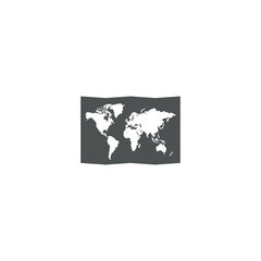 map icon. sign design