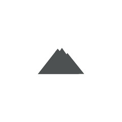 mountain icon. sign design