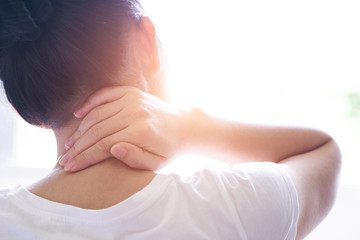 Woman pain in the neck