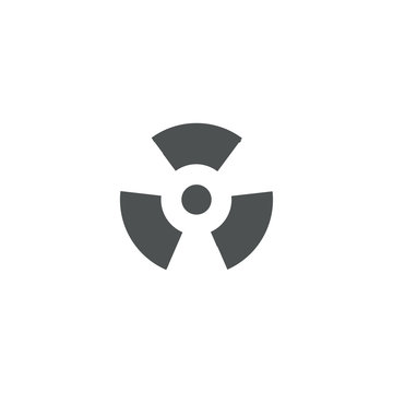 nuclear icon. sign design