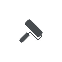 roller brush icon. sign design