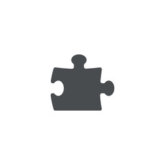 puzzle icon. sign design