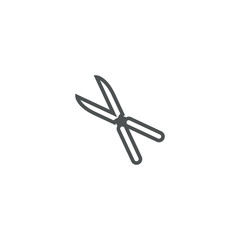 scissors icon. sign design