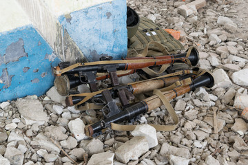 RPG-7 grenade launchers