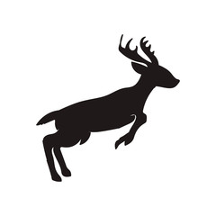 deer silhouette vector