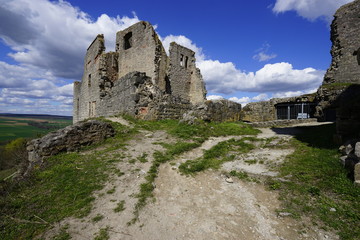 Burgruine und Naturschutzgebiet Homburg, Franken, Bayern, Deutschland