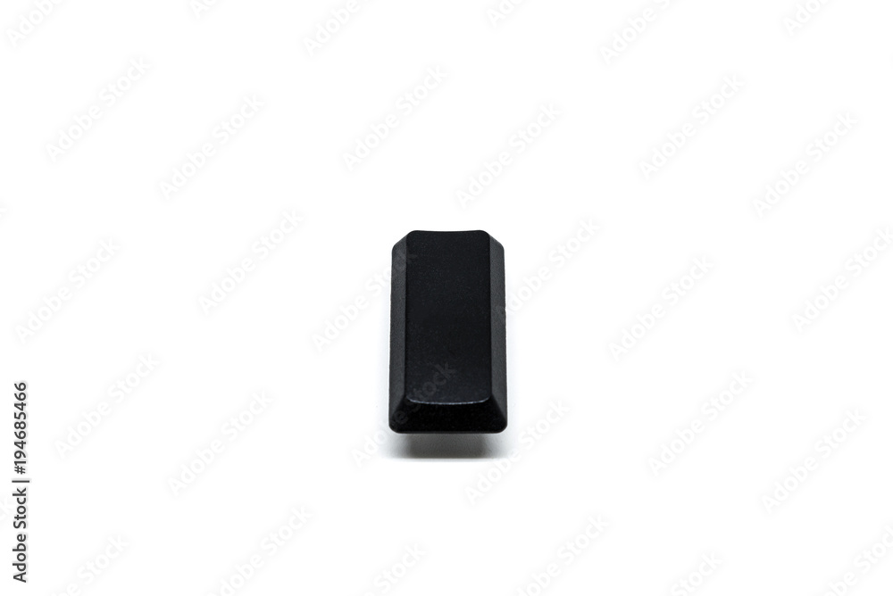 Poster black keyboard button enter key isolated on white background