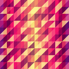 Colorful geometric Retro pattern. Vector illustration