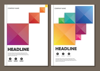 design cover poster a4 catalog book brochure flyer layout annual report business template