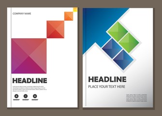 design cover poster a4 catalog book brochure flyer layout annual report business template
