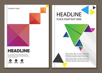 design cover poster a4 catalog book brochure flyer layout annual report business template