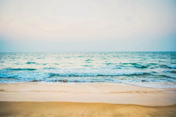 Fototapeta na wymiar Beach and tropical sea- India