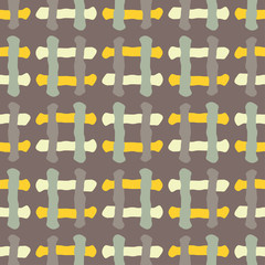 Seamless geometric pattern. Texture of multi-colored squares. Scribble texture. Textile rapport.