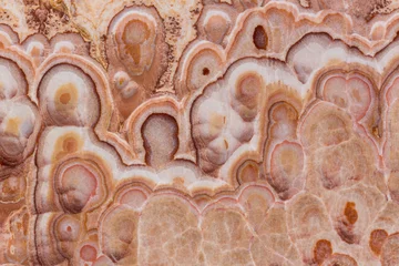 Fotobehang Onyx beige natural stone marble texture. © Dmytro Synelnychenko