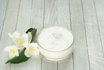 Naklejka premium Moisturizers, jasmine