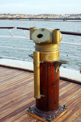 instrument d'observation d'un vieux bateau, sain Louis, sénégal, Afrique