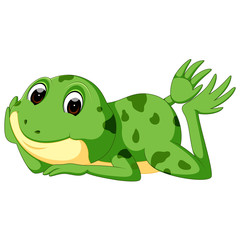 cute frog cartoon