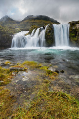 Kirkjufellsfoss waterfall in Iceland