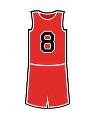 Obraz premium basket uniform illustration