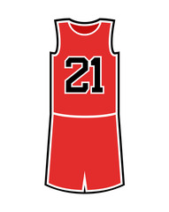 basket uniform illustration