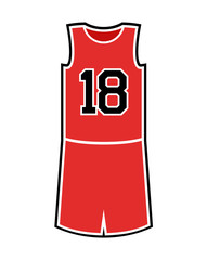 basket uniform illustration